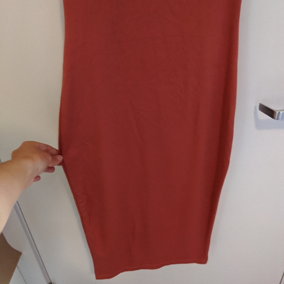 PINK long chocker dress - Picture 4 of 5